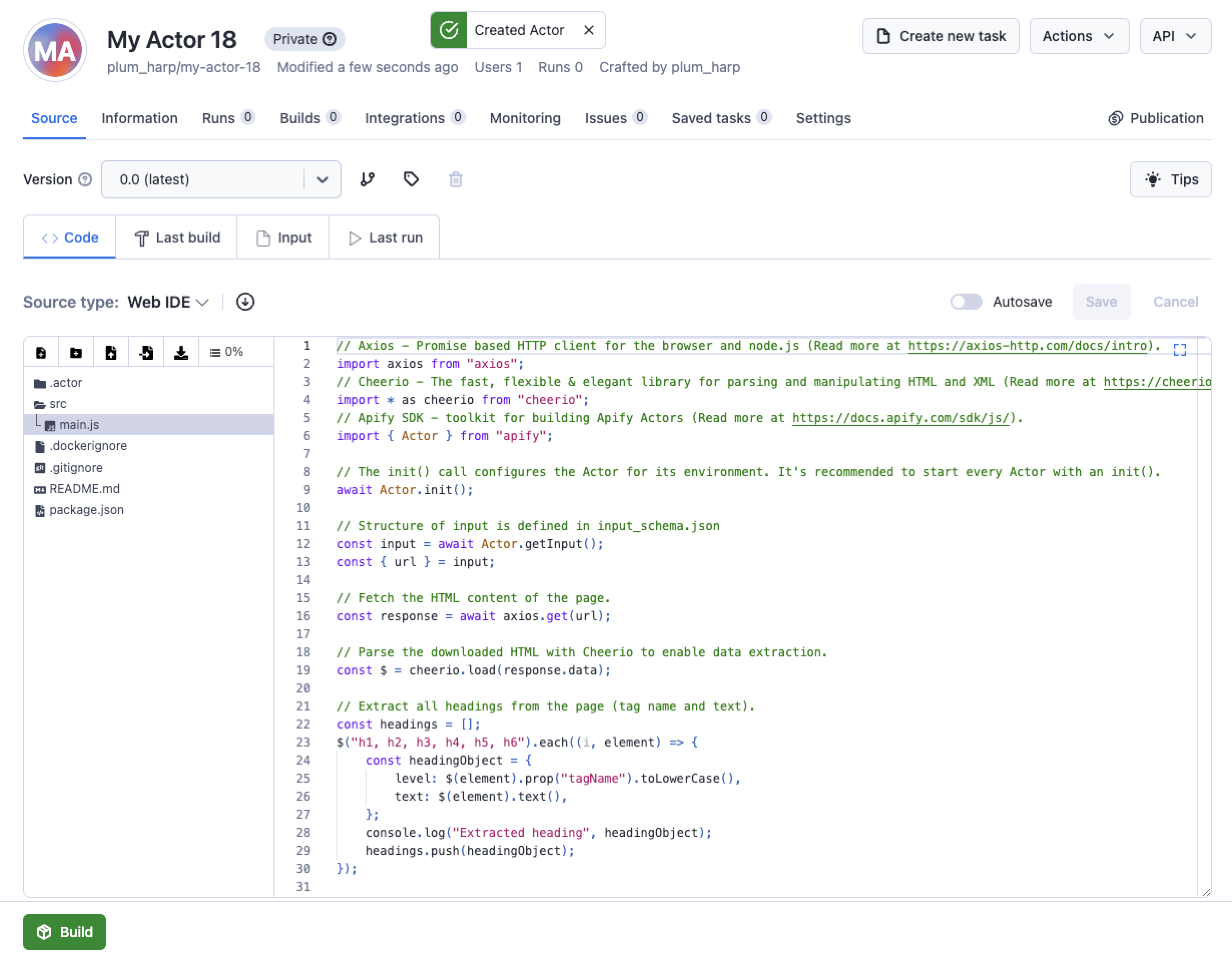 Web IDE